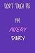 don't touch me i'm avery diary