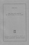 The Text and Sources of Chateaubruns Lost Ajax (Analecta Romanica)