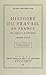 Histoire du travail en France  by Maurice Bouvier-Ajam