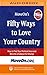MoveOn's Fifty Ways to Love...