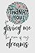 Thank You For Giving Me The...