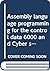 Assembly language programming for the control data 6000 and C... by Ralph Grishman