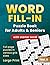 Word Fill In Puzzles Book: ...