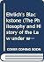 Ehrlich's Blackstone (The Philosophy and History of the Law under which We Live)