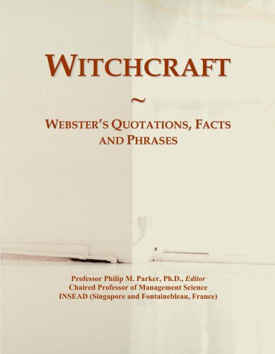 Witchcraft: Webster's Quotations, Facts and Phrases (Paperback)