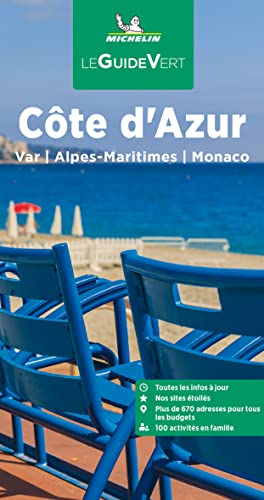 Côte d'Azur. Var, Alpes-Maritimes, Monaco - Le Guide Vert (Paperback)