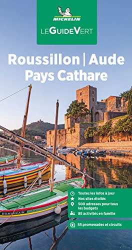 Roussillon, Aude, Pays Cathare - Le Guide Vert (Paperback)