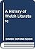 A history of Welsh literature