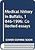 Medical history in Buffalo, 1846-1996 by Lilli Sentz