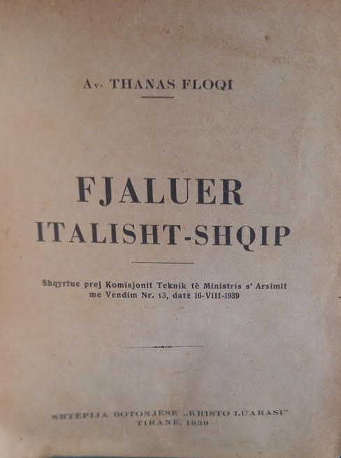 Fjaluer Italisht-Shqip