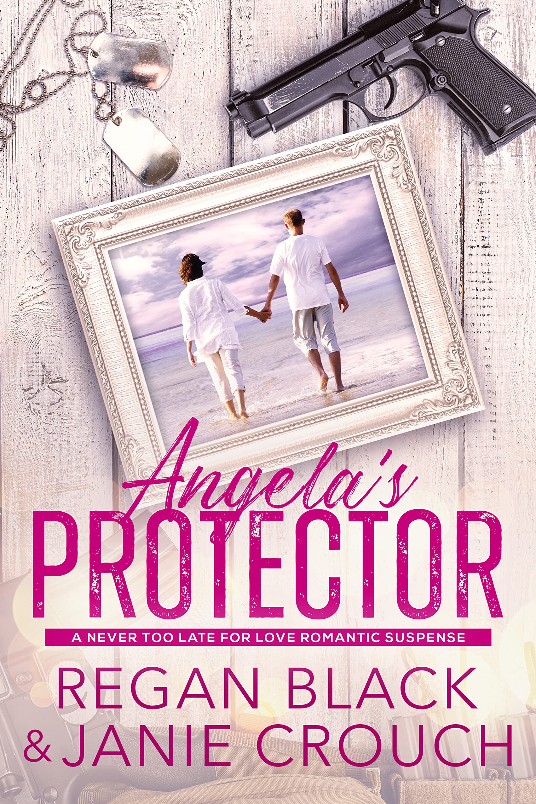 Angela's Protector (Never Too Late For Love Romantic Suspense: Ellington Cove Book 2)