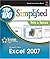 Microsoft Office Excel 2007: Top 100 Simplified Tips & Tricks (Top 100 Simplified Tips & Tricks)