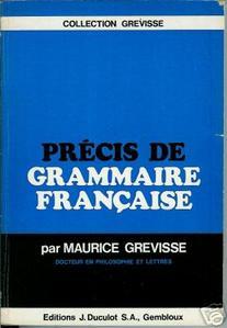 Précis de grammaire française