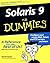 Solaris 9 For Dummies