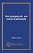 First principles of a new system of philosophy