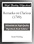 Remarks on Clarissa (1749)