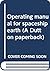 Operating manual for spaceship earth (A Dutton paperback)