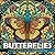 Butterflies Coloring Book by Lit Coloring Book