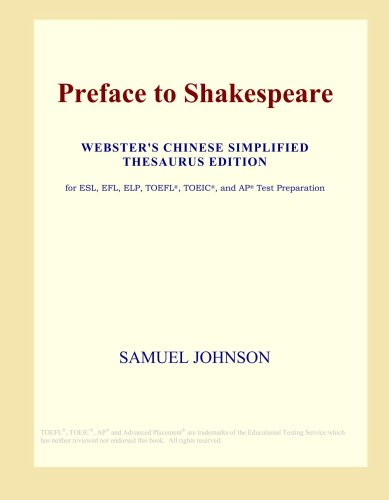 Preface to Shakespeare