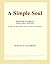 A Simple Soul (Webster's German Thesaurus Edition)