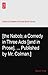 [the Nabob; a Comedy in Three Acts [and in Prose]. ... Published by Mr. Colman.]