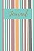 Cool Stripes Journal