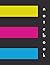 Notebook: Cute Colorful Bla...