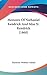 Memoirs Of Nathaniel Kendri...