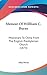 Memoir Of Willliam C. Burns...
