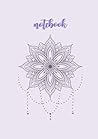 Notebook: Mandala Blue Lined A5 196 page (Mandala Range)