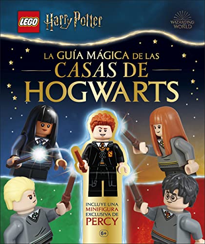 Lego Harry Potter. La guía mágica de las casas de Hogwarts: Incluye minifigura exclusiva de Percy (Hardcover)