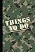 Things to do: To do noteboo...
