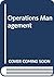 Operations management: problems and models (The Wiley series in management and administration)
