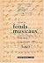 Catalogue des fonds musicau...