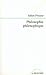 Philosophie philosophique