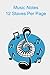 Music Notes 12 Staves Per Page