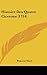 Histoire Des Quatre Cicerons (1714) by Francois Mace