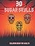 30 sugar skull adult colori...
