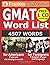 GMAT Word List 4507 Words