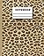 COMPOSITION NOTEBOOK: Leopard Print Design Pattern, Wide Ruled Line School Journal | 200 Pages | 8x10 Inches