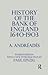 History of the Bank of England 1640 to 1903
