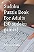 Sudoku Puzzle Book For Adul...