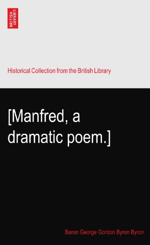 [Manfred, a dramatic poem.]