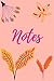 Notes: Retro floral blank l...