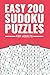 Easy Sudoku Puzzles: Book f...