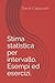 Stima statistica per interv...