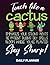 Daily Planner Teach Like A Cactus Happy Teacher Halloween Chr... by KATHERINE FOREST