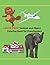 Large Print Animal and Object Coloring Book for Preschoolers by Austin Parker