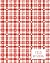 Field Notebook: Lined Journal Cottagecore Red Tartan, 8x10 Inches (Field Notebooks)