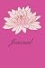 Journal: Floral Blank Lined Journal